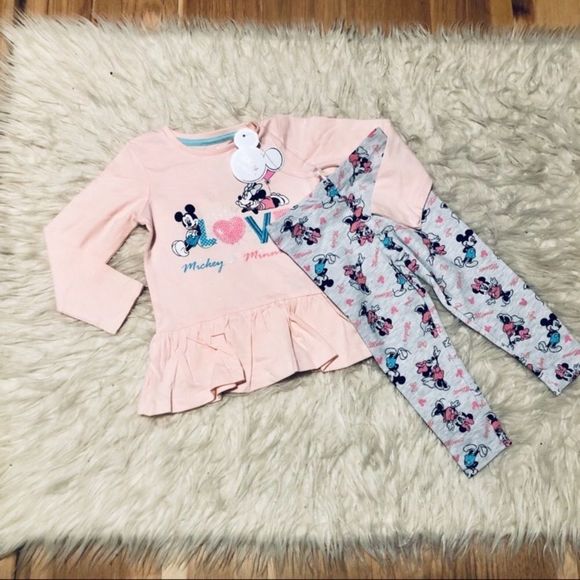 Disney Mickey Minnie Skirted Tunic Set NEW - Picture 3 of 7